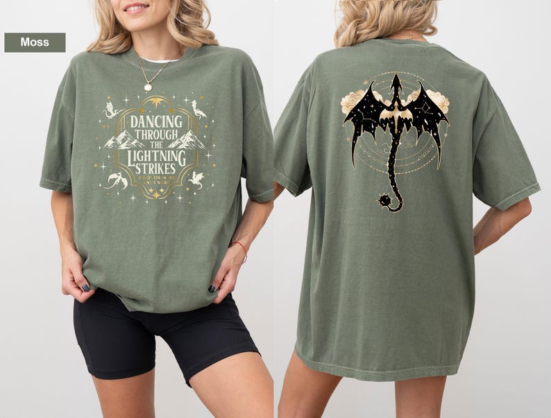 Comfort Colors® T-Shirt, Basgiath War College Shirt, Dragon Rider T-Shirt, Fourth Wing Tee, Onyx Storm Shirt image 3