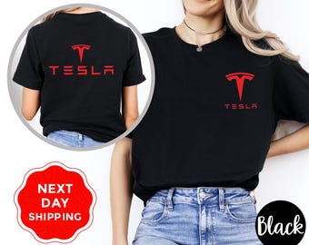 Tesla T-Shirt, Tesla Logo Shirt, Electric Car Tee, Tesla Fan Shirt, Tesla Car Shirt