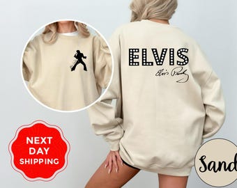 Elvis Presley Sweatshirt, Elvis Presley Gift Sweatshirt, Elvis Presley Merch, Gift for Elvis Presley Fan, Rock And Roll Hoodie, Elvis Hoodie