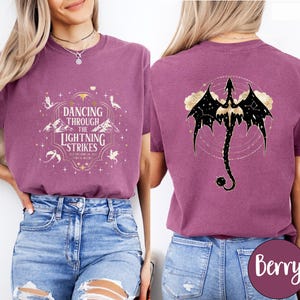 Comfort Colors® T-Shirt, Basgiath War College Shirt, Dragon Rider T-Shirt, Fourth Wing Tee, Onyx Storm Shirt image 10