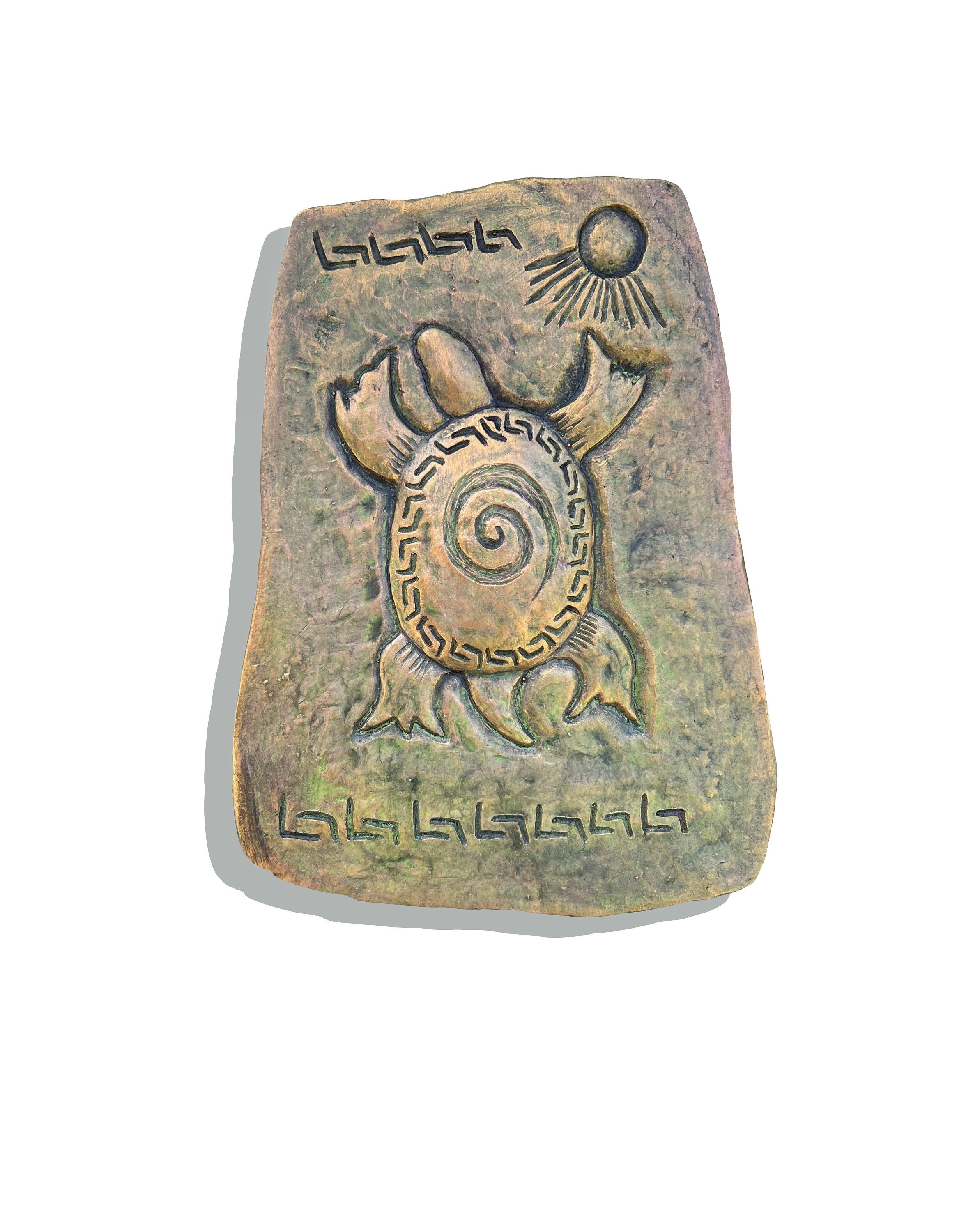 Turtle Concrete Garden Stepping Stone - Etsy
