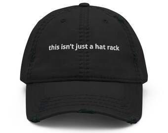 This Isn’t Just a Hat Rack Dad Hat – Minimalist Mental Health Cap