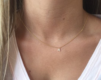 Dainty Monogram Necklace Cheap Sale, 60 