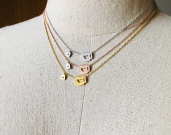 Coffee Mug Necklace, Tea Cup Necklace, 14k Gold plated/Rose Gold/Silver, Dainty Necklace