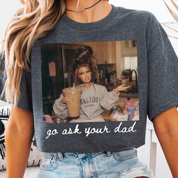 Go Ask Your Dad PNG Funny Motherhood Png Funny Disgusting Doll Face Meme Png Disgusted Retro Doll Sublimation Design Trendy Png
