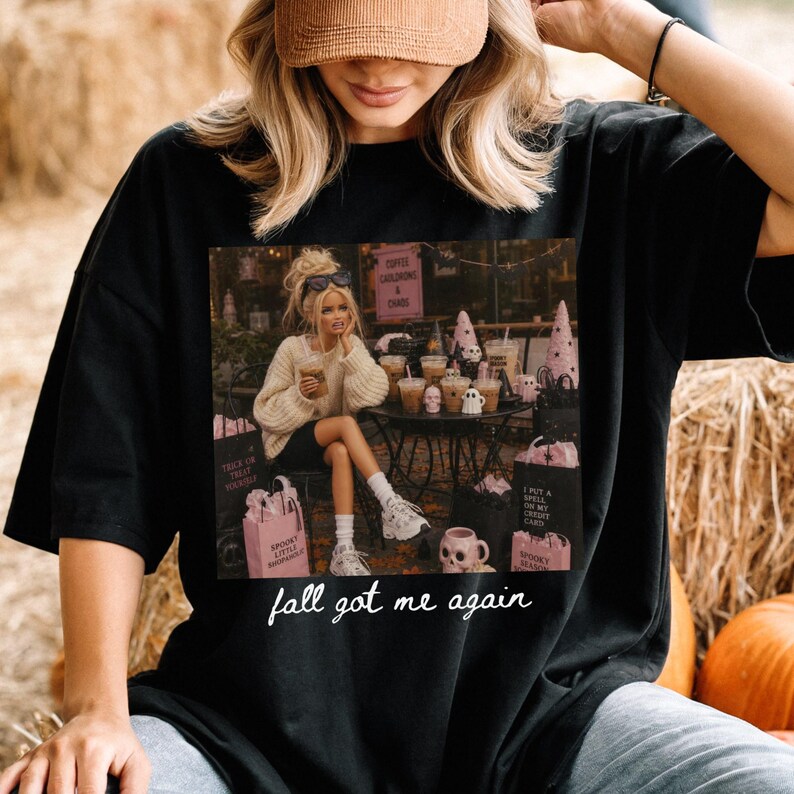 Funny Fall PNG, Halloween Png, Retro Doll Face Meme Sublimation Design, Trendy Fall Lover Shirt Graphic, Sarcastic Autumn Png image 4