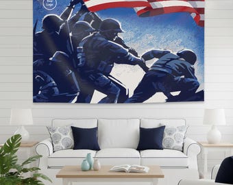 Pancarta grande personalizada para el 4 de julio (número 250). Añade tu imagen o texto. Elige entre 5 diseños. Impresión gráfica de alta calidad. Fabricada en EE. UU.