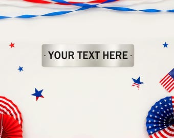 Letrero metálico personalizado del 250 aniversario del 4 de julio. Suba su diseño, foto, logotipo o texto. Letrero personalizado para pared o jardín del 4 de julio. Resistente a la intemperie. EE. UU.