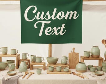 Tapiz de pared con foto personalizada, tapiz personalizado con tu foto, logotipo o texto, arte en lienzo, varios tamaños, ideal para el hogar y eventos.