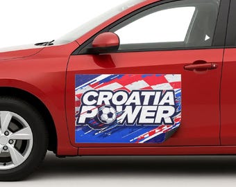 Allez France Automagnet von ST, WM-Automagnet, mit Kleberückseite | 10"x20" Country, Fußball Magnet Aufkleber für LKW, 2tlg