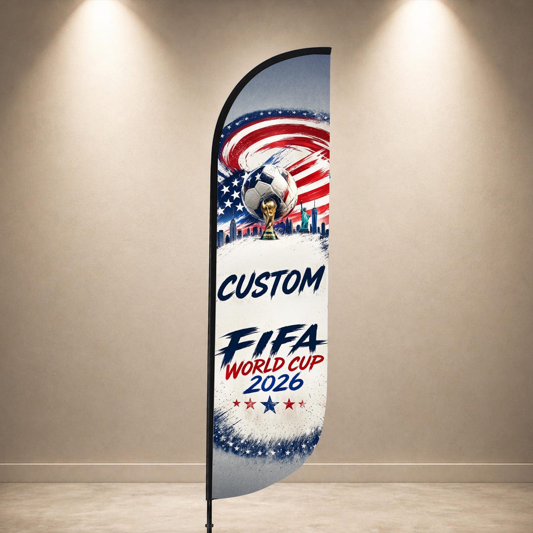 Custom FIFA World Cup Feather Flag 180