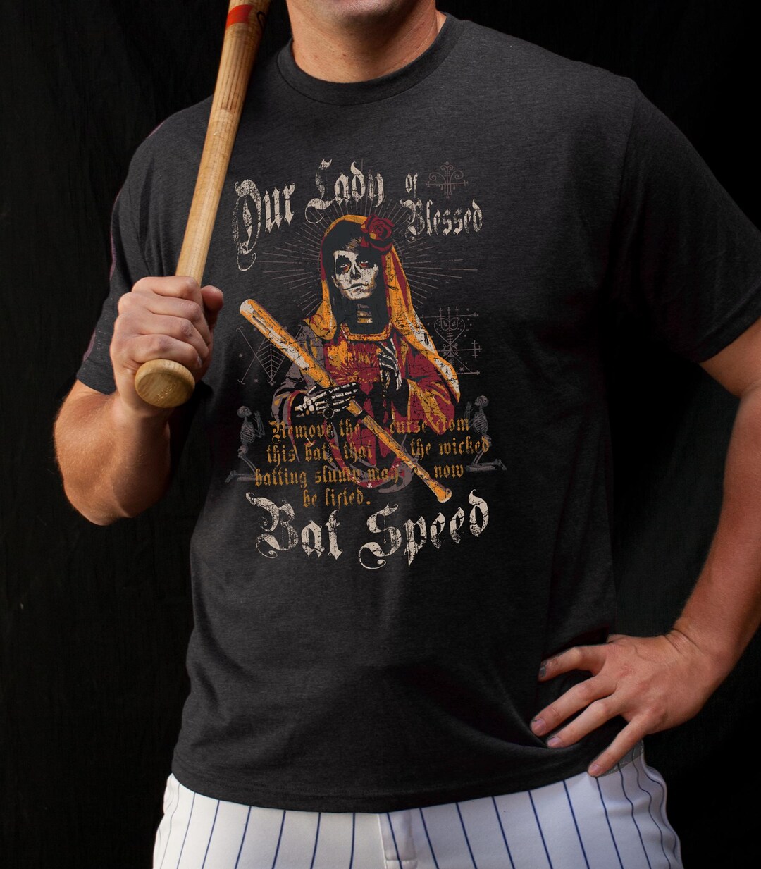 Our Lady of Blessed Bat Speed Tee - Etsy