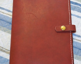 Leather A5 Journal Cover A5 Journal Installed 2 Pen Holder Slots 2 Business Card Pockets Standard A5 Refills Will Fit it