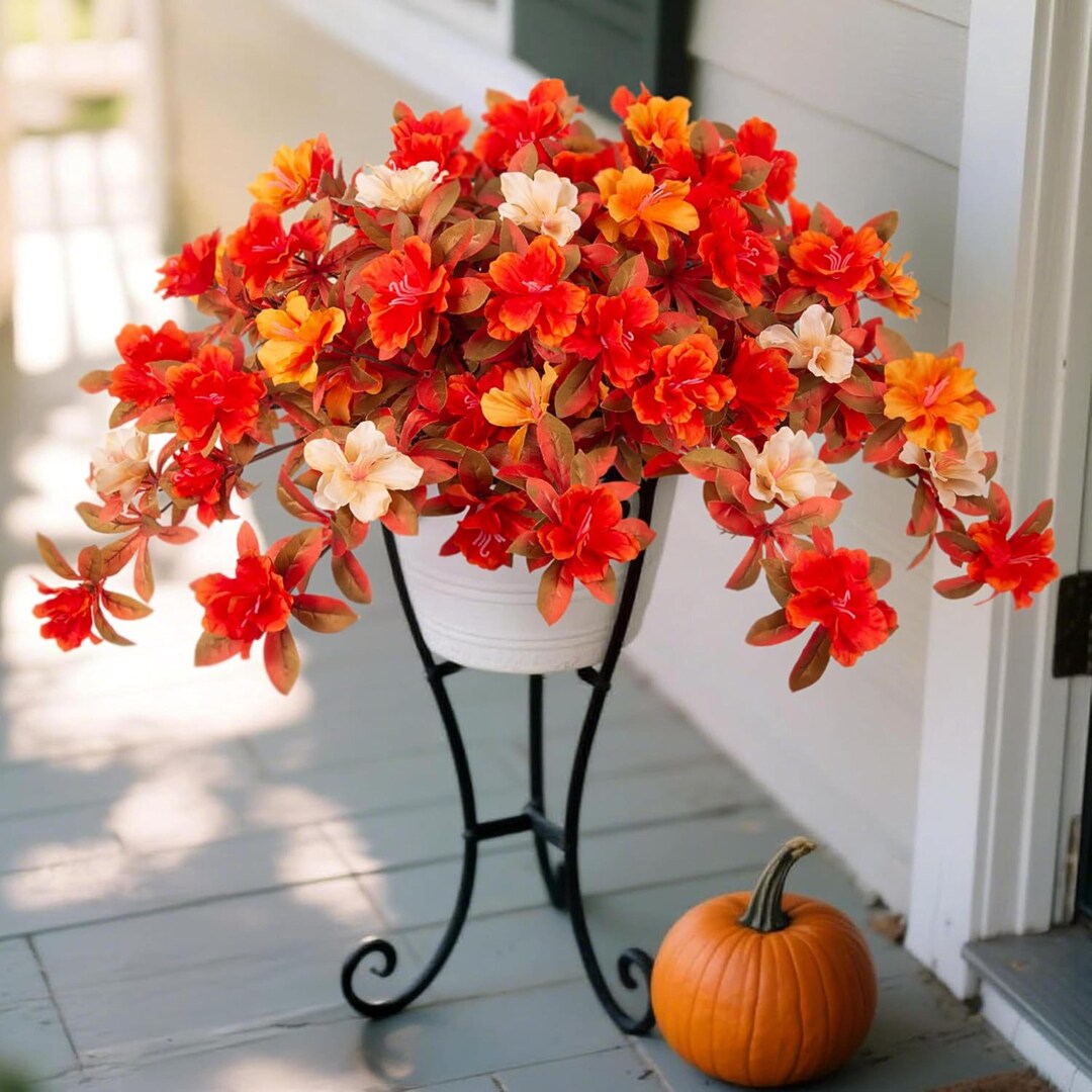 Artificial Rhododendron Flowers UV Resistant Outdoor - Etsy