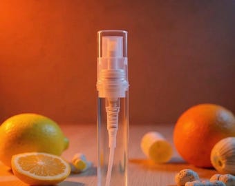 Golden Tide Perfume Sample | Fresh Citrus Marine Eau de Parfum (3ml) + Recipe Card