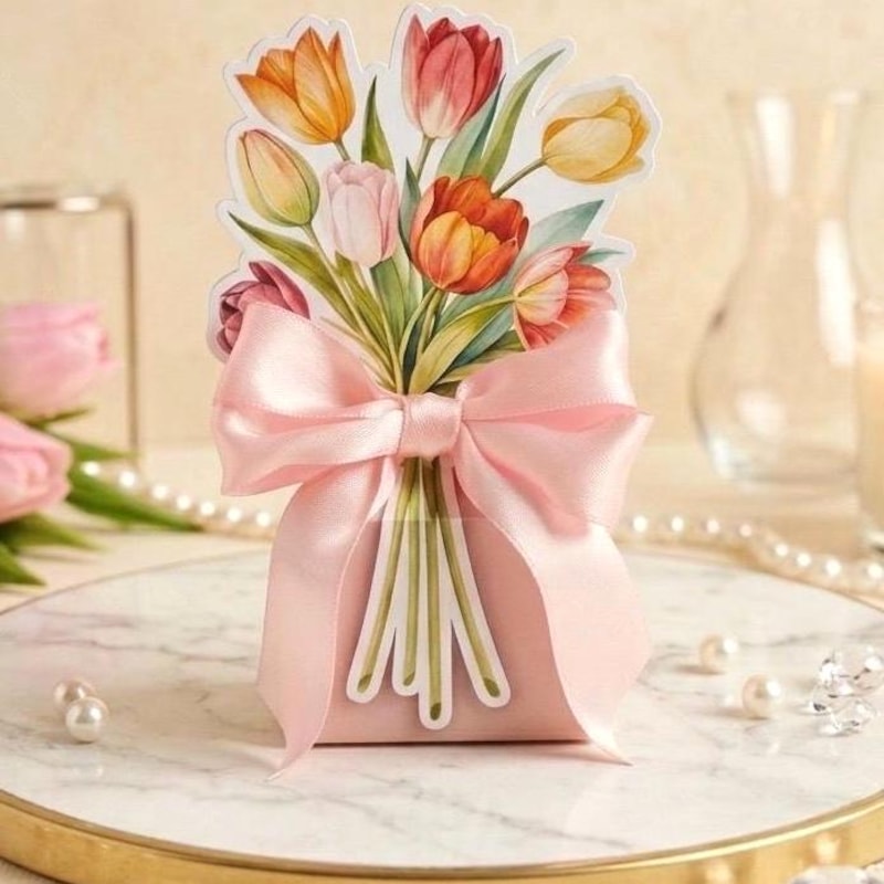 Spring Flower Favor Boxes - Etsy