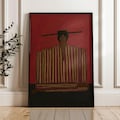 Minimalist Woman Portrait Art Print, Abstract Figurative Wall Art, Boho Style Primitive Decor (Digital Download) product logo