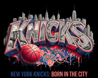 ニックスSVG、ニックスPNG、ニューヨークバスケットボールPNG、ニックスファイナルSVG、ニューヨークのスカイライン、レトロバスケットボールシャツデザイン、昇華PNG