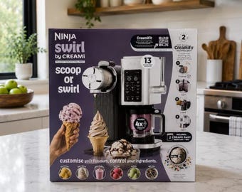 Máquina para hacer helados suaves Ninja CREAMi Swirl 13 en 1 - Postres congelados