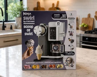 Máquina para hacer helados suaves Ninja CREAMi Swirl 13 en 1 - Postres congelados