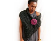 Nonitse Hand Crochet Wool Infinity Scarf (Choose Color)