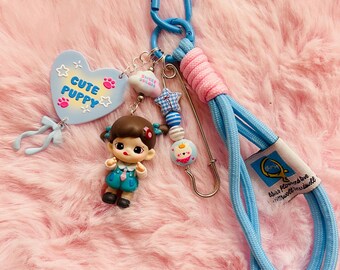 Twinkle Twinkle and Zorra Sister Keychain, Kawaii Bag Charm, Phone Accessory