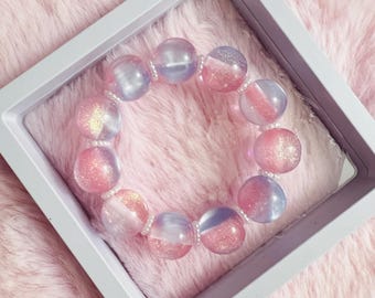 Big elegant beaded bracelets