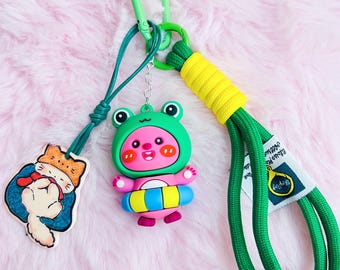 Little Frog Bear Keychain/Bag Charm/Phone Charm