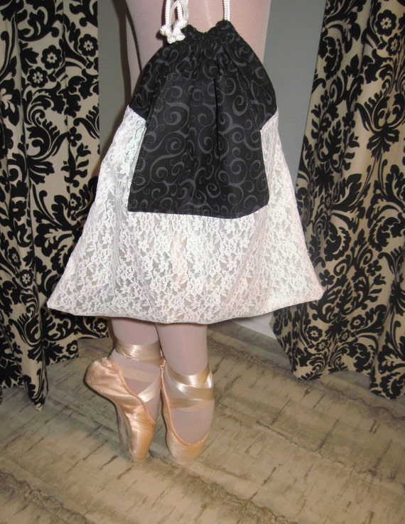 Items similar to Ballet Shoe Bag, Dance Shoe Bag, Pointe