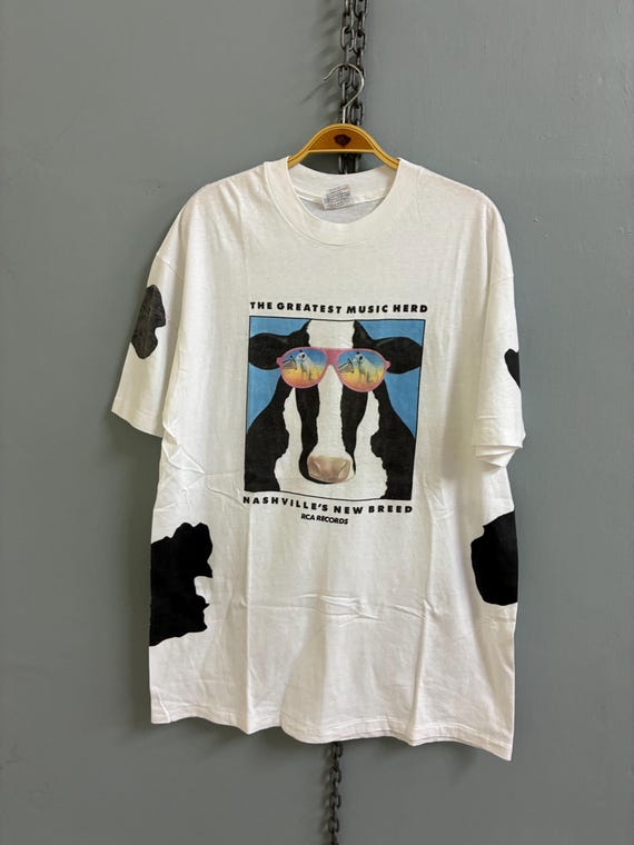 Vintage 80s RCA Records The Greatest Music Herd t shirt
