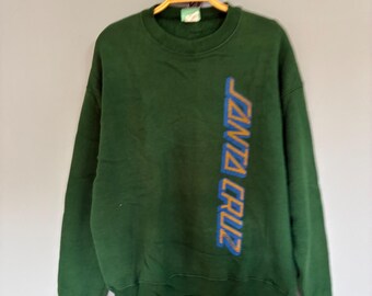 Vintage Santa Cruz-skateboardsweater uit de jaren 90
