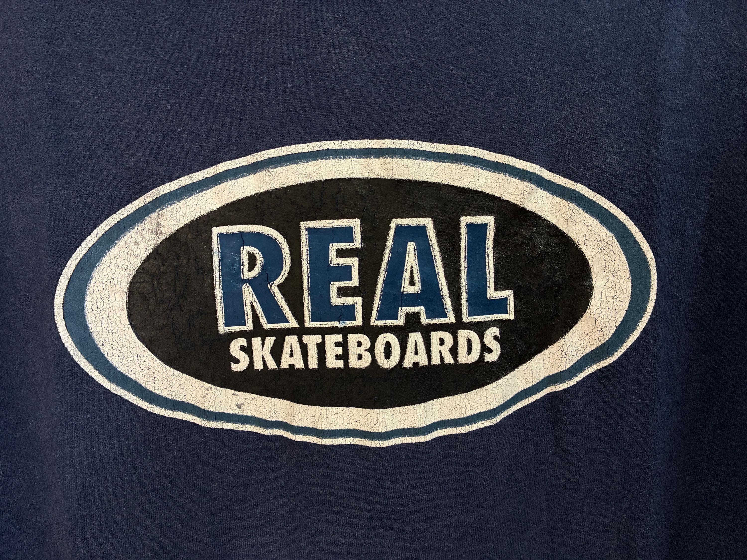 90s REAL SKATEBOARDS MADE IN USA Lサイズ Vintage 90s Real Skateboards T Shirt - Etsy