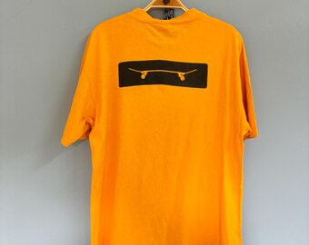 Vintage jaren 90 Real Red Star Skateboard-T-shirt