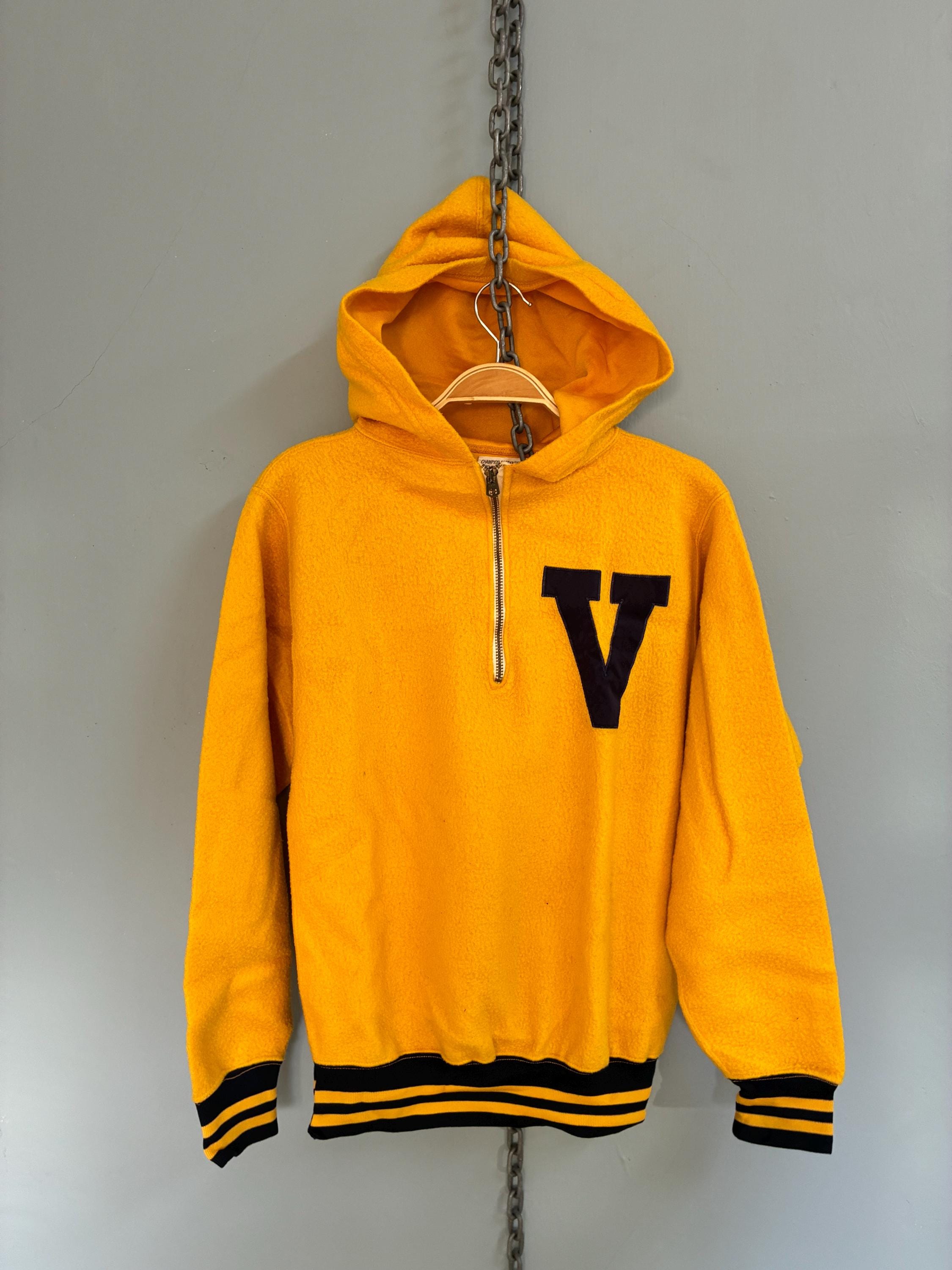 Vintage 50s Champion Half Zipper Hoodie - Etsy