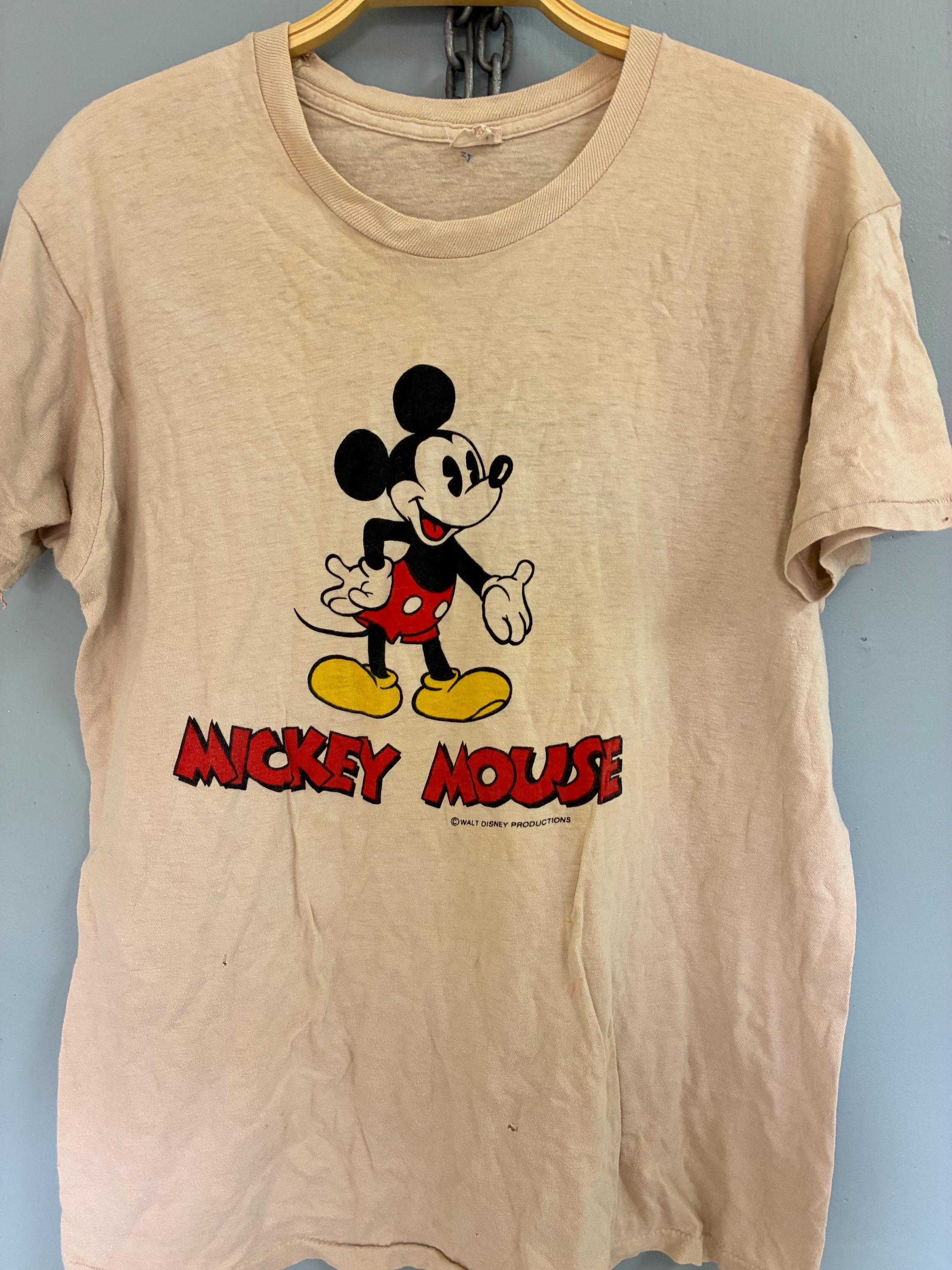 Vintage 70s Mickey T Shirt - Etsy