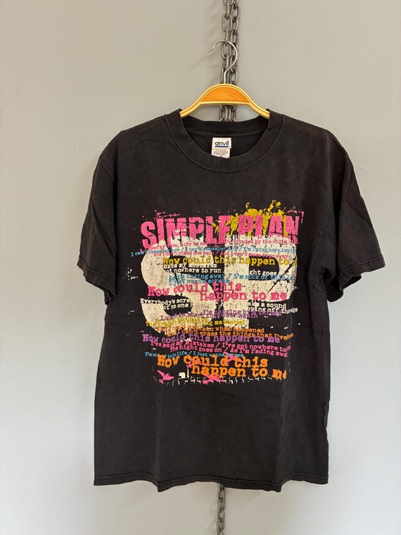 Vintage Y2K Simple Plan Punk Rock Band T Shirt - Etsy