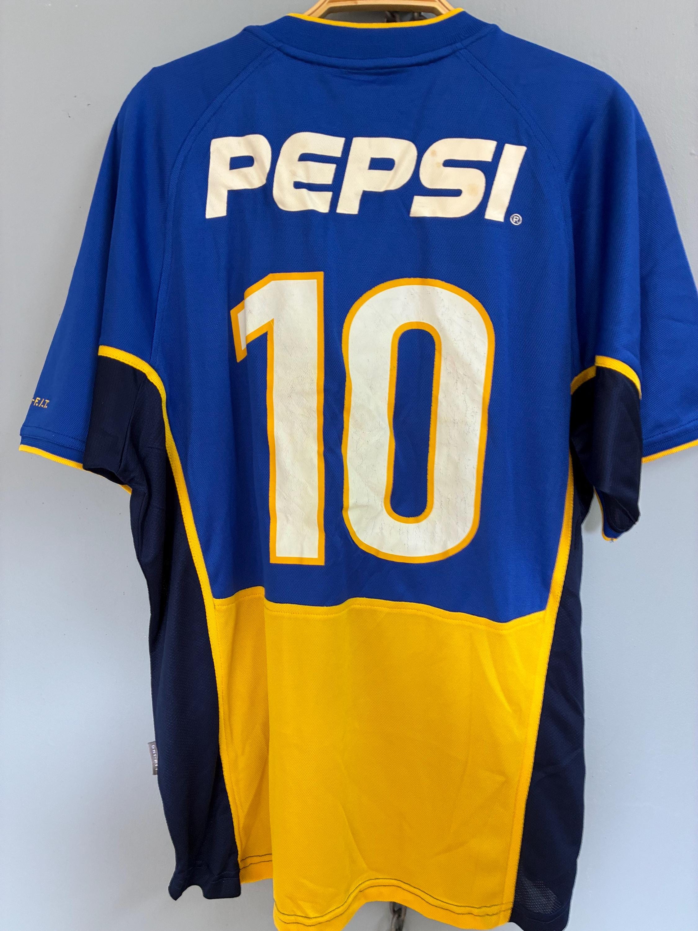 Vintage Y2K Nike Boca Juniors 02-03 Pepsi Jersey - Etsy