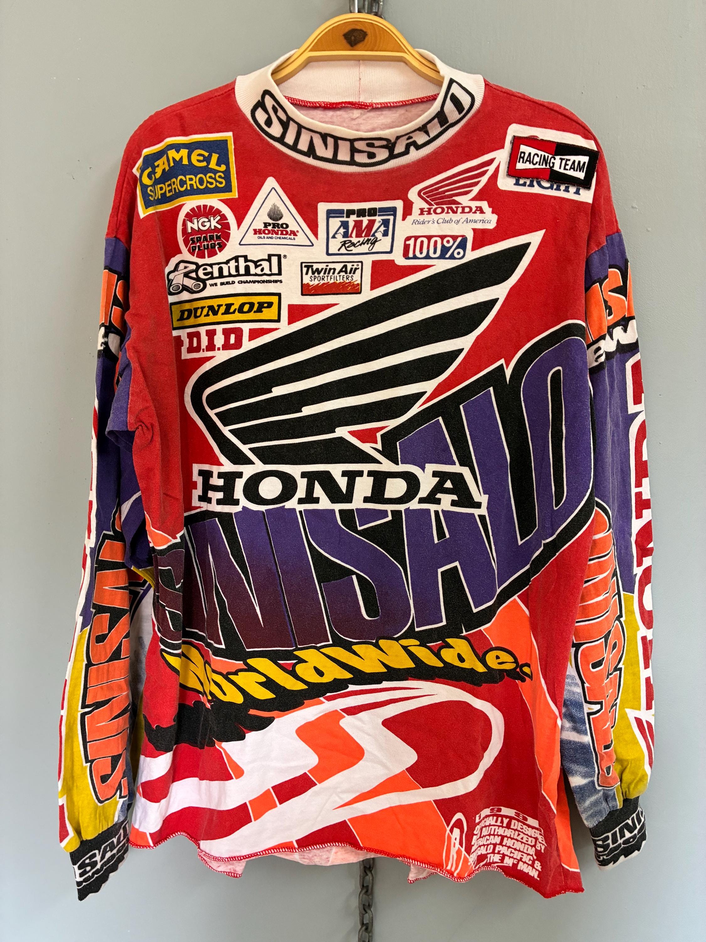 Vintage 90s Sinisalo Worldwide Racing Motocross Jersey - Etsy