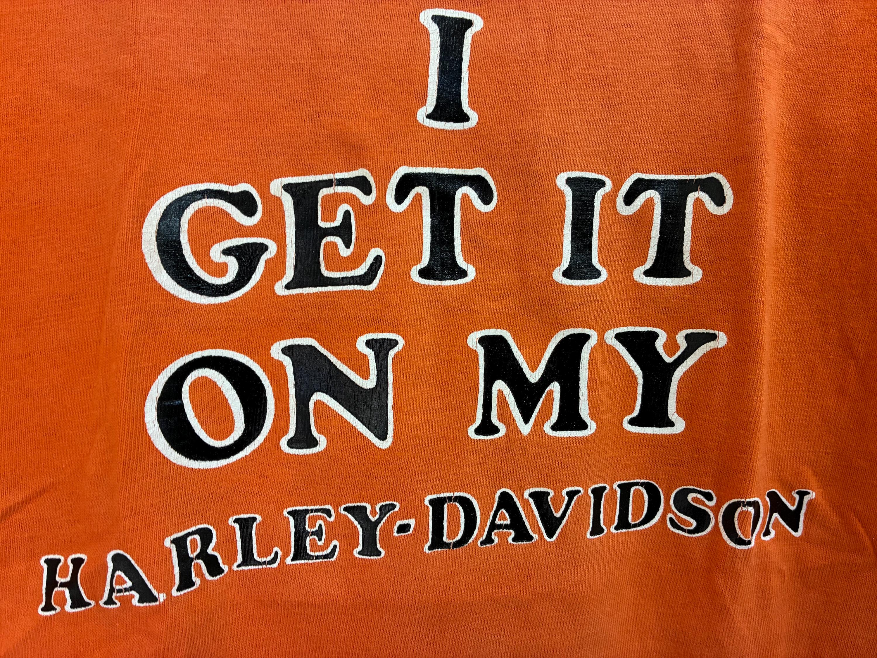 Vintage 70s Champion Blue Bar Harley Davidson T Shirt - Etsy