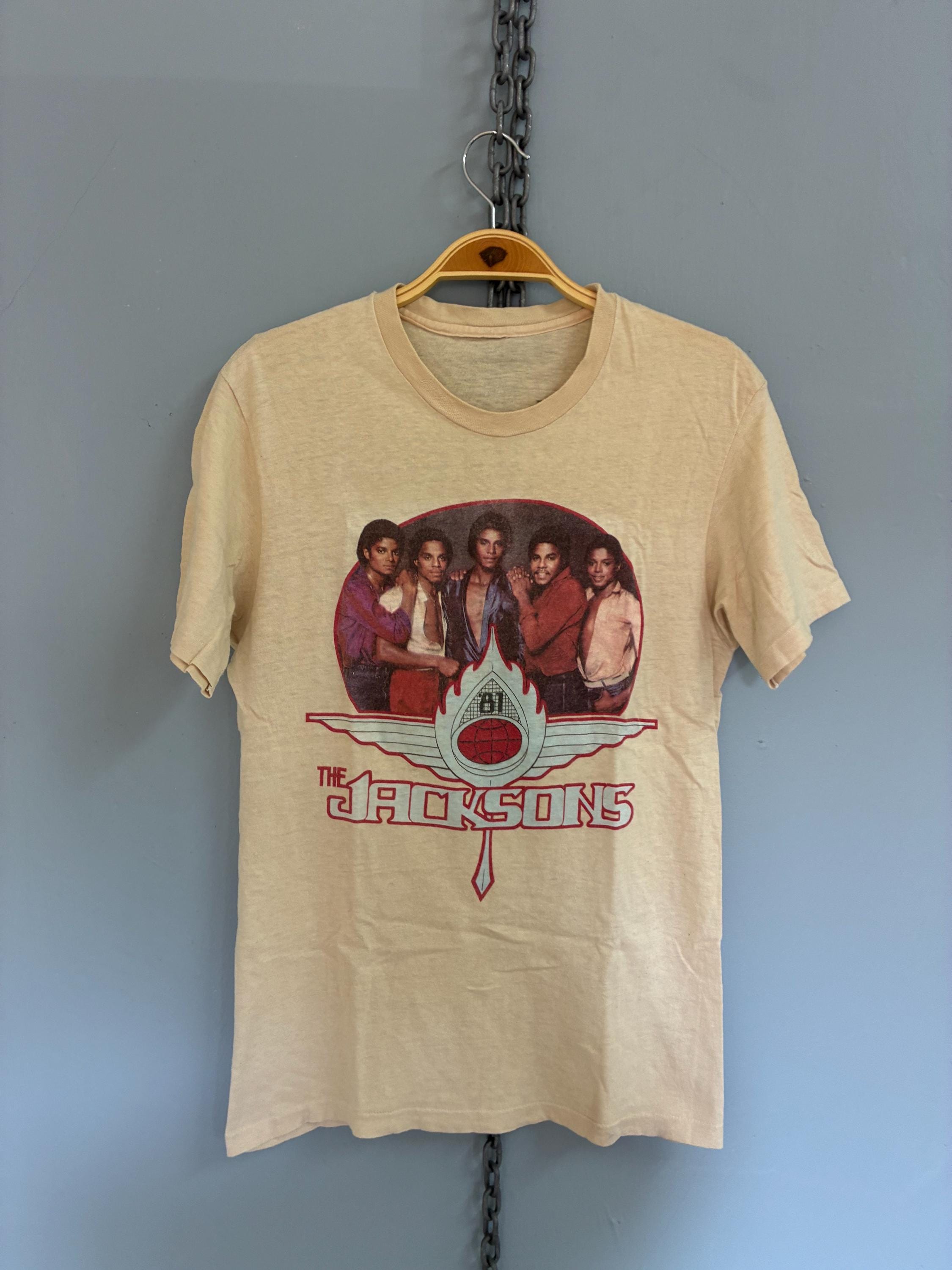 80s ジャクソンズ ヴィンテージ Tシャツ Vintage 80s the Jacksons Band T Shirt - Etsy