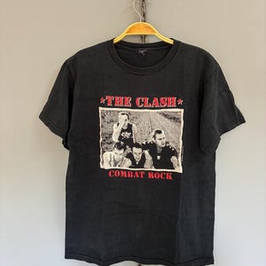 Vintage Clash Tshirt Combat Rock - Etsy