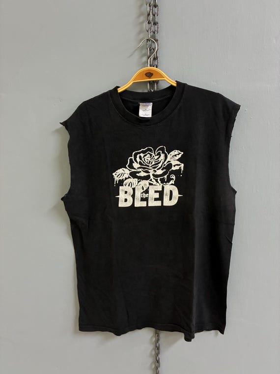 Vintage Y2K The Bled Hardcore Band cut off sleeve t shirt