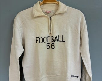 Vintage 50s Healthknit half zipper sweatshirt