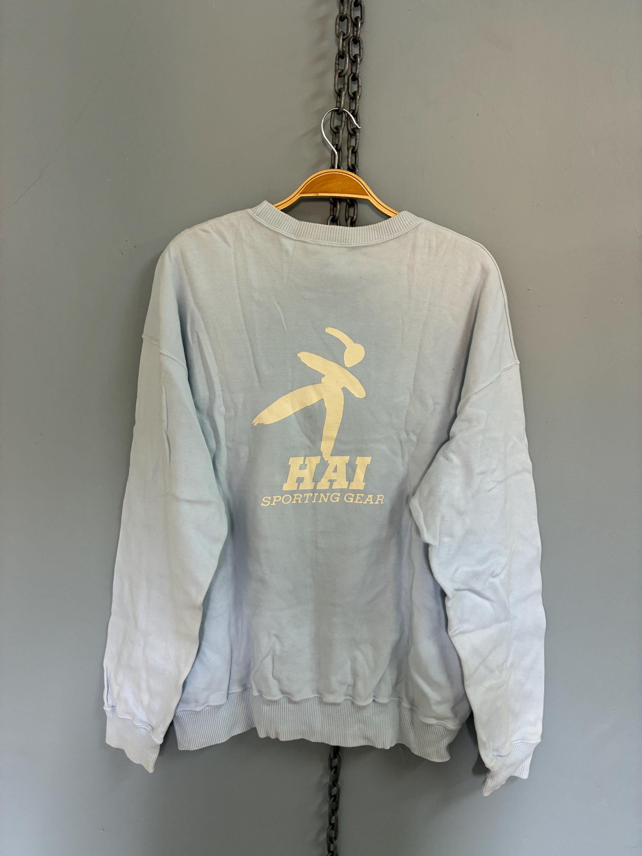 トップス Archive Hai Sporting Gear Border Sleeves Hai Sporting Gear - Etsy