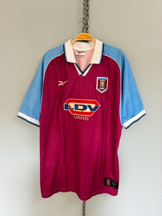 Vintage 90s Reebok Aston Villa 98-99 LDV Vans Jersey - Etsy