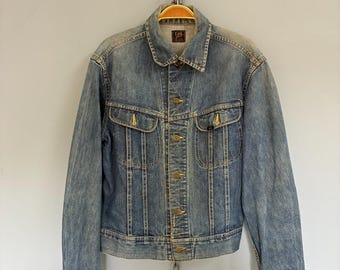 RARE ~ Vintage 1950s/1960s LEE 101-J Denim Jean Jacket ~ Size 40 R