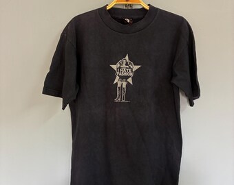 Vintage jaren 90 Old Ghosts Designs inc. Skate I Hate Fashion Skateboard-T-shirt