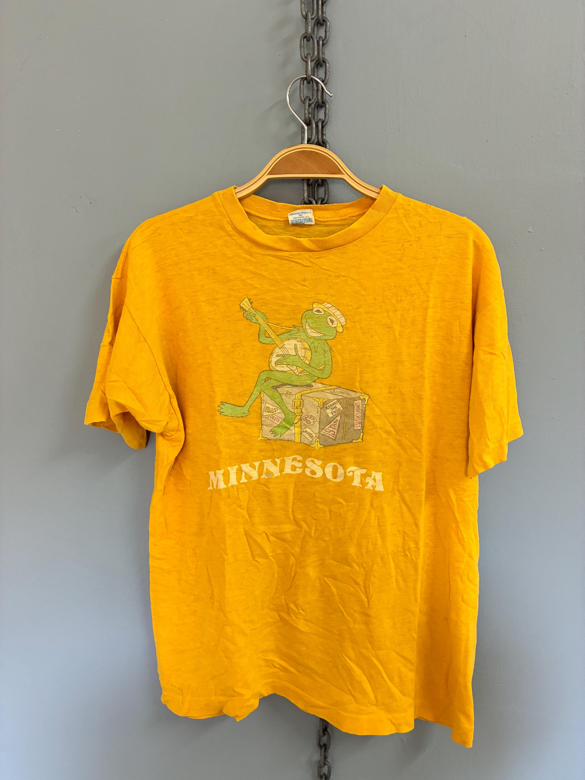 Vintage 70s Champion Blue Bar Minnesota Kermit the Frog T Shirt - Etsy