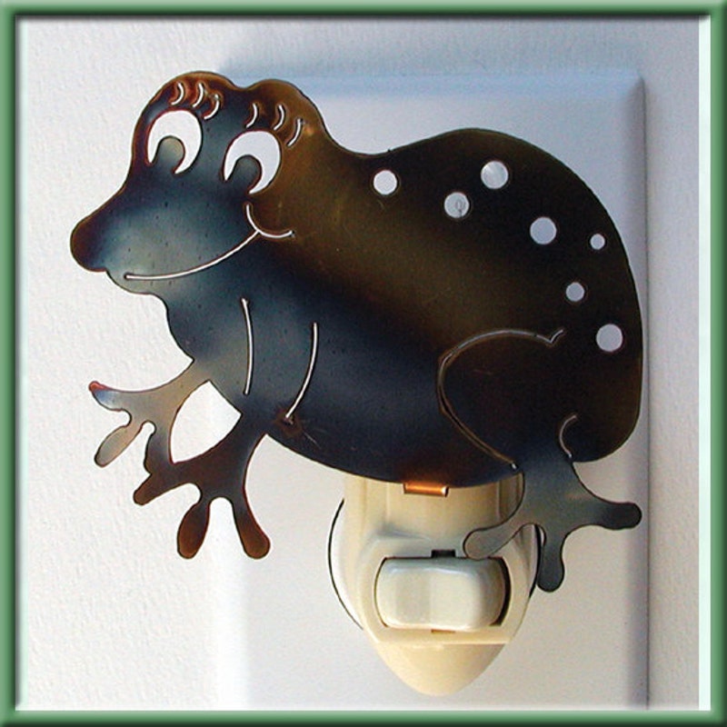 Frog Night Light Etsy
