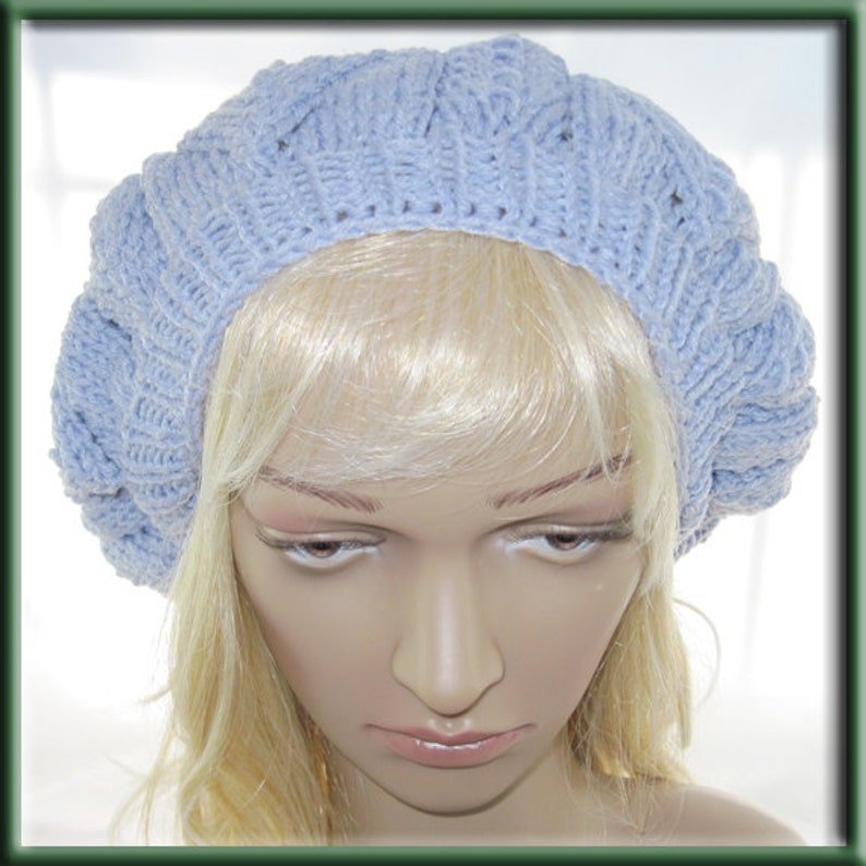 Light Heather Knit Slouch Hat Machine Wash and Dry Made in USA Etsy